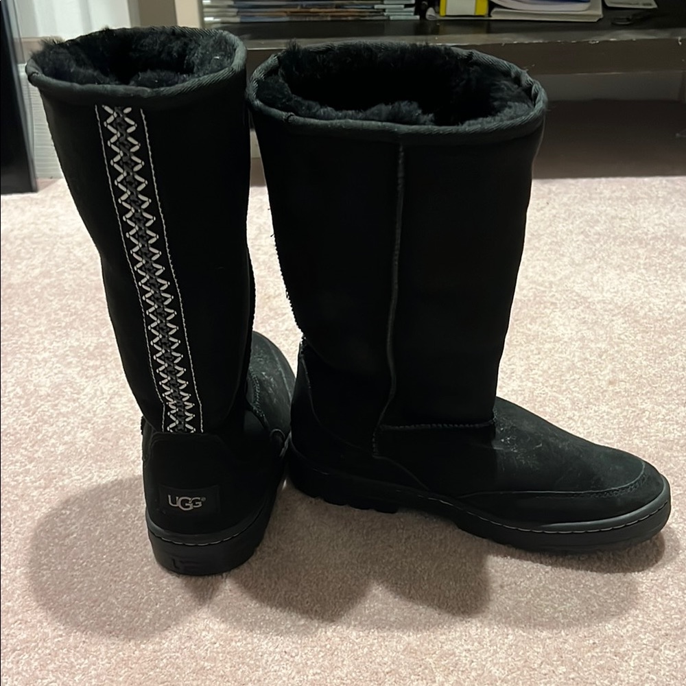 UGG Black Shearling Boots